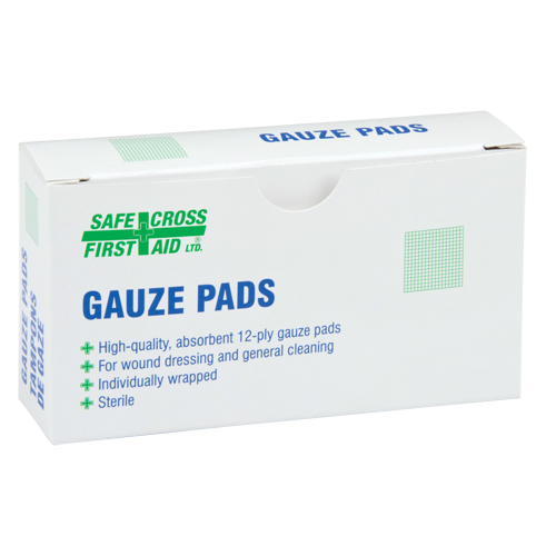 Gaze, Tampon, 3" lo x 3" la, St&eacute;rile, Dispositif m&eacute;dical Classe 1 Distribution Industrielle GC