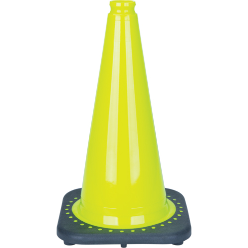 Premium Traffic Cone, 18", Lime Green Distribution Industrielle GC