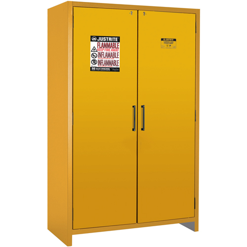 Armoire d'entreposage 90 minutes s&eacute;curitaire et conforme &agrave; la norme EN, 45 gal., 2 Porte(s), 46,97" La x 76,89" h x 24,21" p Distribution Industrielle GC