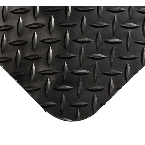 Smart Mats No.497, Diamond, 4' x 10' x 1", Black, PVC/Urethane Distribution Industrielle GC