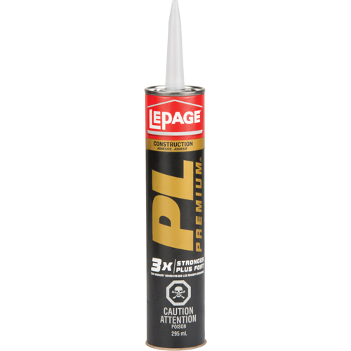 Adh&eacute;sif PL Premium de LePage, 825 ml, Cartouche Distribution Industrielle GC