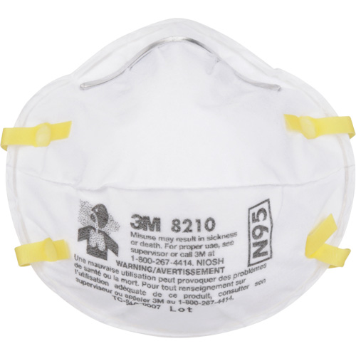 Respirateurs contre les particules 8210, N95, Certifi&eacute; NIOSH Distribution Industrielle GC