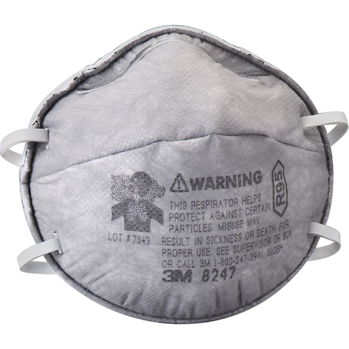 8247 Particulate Respirators, R95, NIOSH Certified Distribution Industrielle GC
