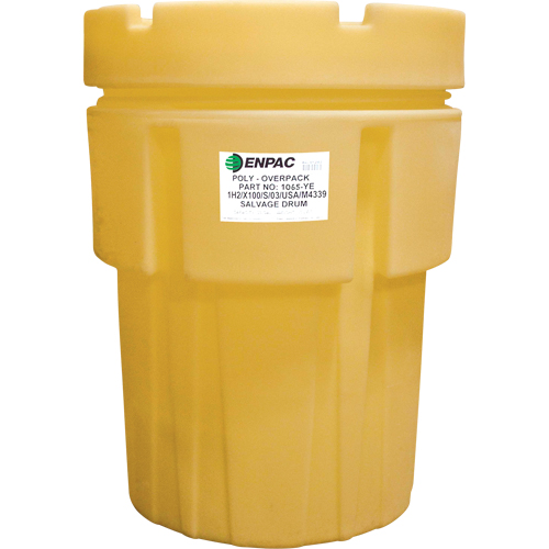 Barils de r&eacute;cup&eacute;ration Poly-Overpack 65, 65 gal. US, Stationnaire Distribution Industrielle GC