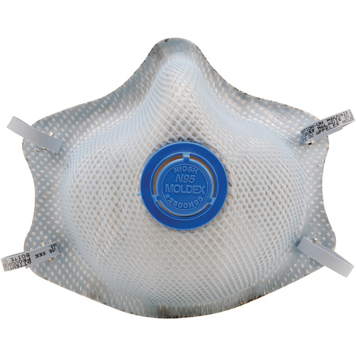 Respirateurs contre les particules 2500, N95, Certifi&eacute; NIOSH, Grand/Moyen Distribution Industrielle GC