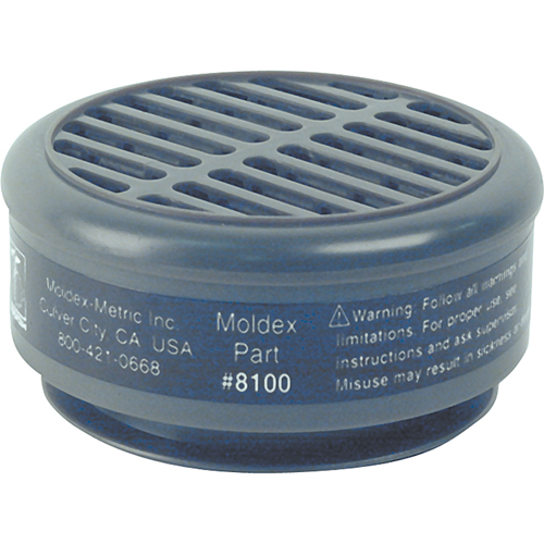 8000 Series Replacement Cartridges, Gas/Vapour Cartridge, Organic Vapour Distribution Industrielle GC