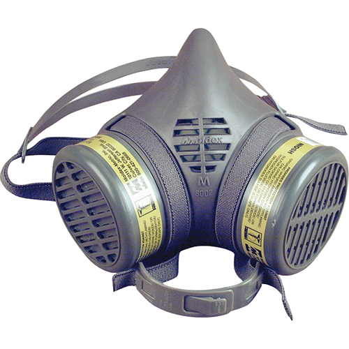 Respirateur &agrave; demi-masque assembl&eacute; de la s&eacute;rie 8000, &eacute;lastom&egrave;re/Thermoplastique, Petit Distribution Industrielle GC
