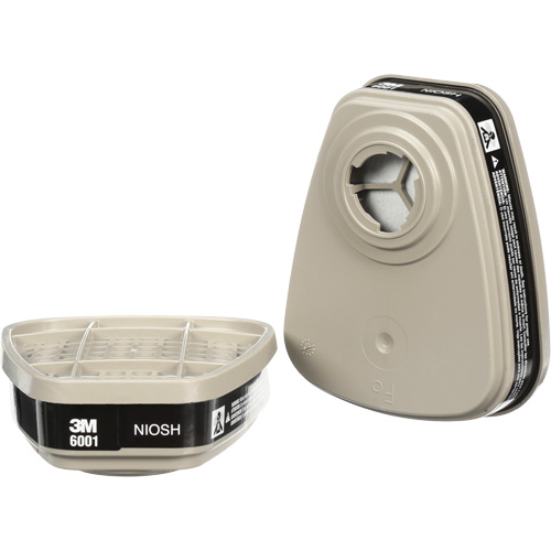 Cartouches pour respirateur s&eacute;rie 6000, Cartouche gaz/vapeur, Vapeur organique Distribution Industrielle GC