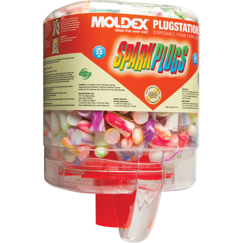 SparkPlugs&reg; Plugstation&reg; Earplugs Dispenser Distribution Industrielle GC