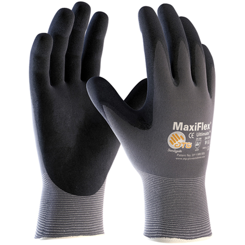 Gants MaxiFlex Ultimate ATG, 6/T-petit, R&ecirc;vetement Mousse de nitrile, Calibre 15, Enveloppe en Nylon Distribution Industrielle GC