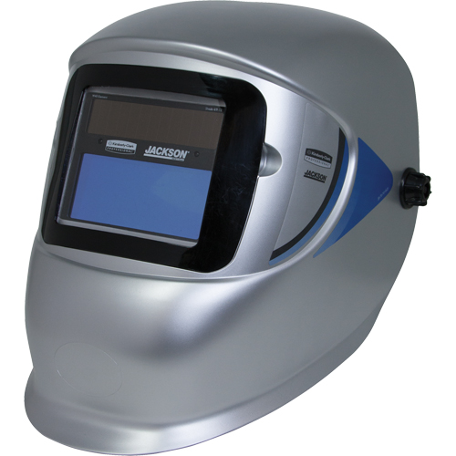 WH40 Variable ADF Welding Helmet, 3.77" L x 1.65" W View Area, 9 - 13 Shade Range, Silver Distribution Industrielle GC