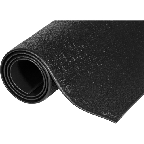 Tapis Comfort-King, Lisse, 3' x 4' x 3/8", Noir, &eacute;ponge Distribution Industrielle GC