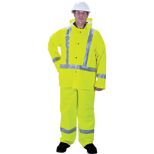 Imperm&eacute;able pour la circulation de premi&egrave;re qualit&eacute; RZ900, Petit, Jaune lime haute visibilit&eacute; Distribution Industrielle GC