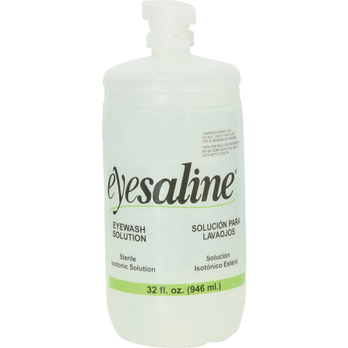 Saline Eyewash Bottles, Full Bottle, 32 oz. Distribution Industrielle GC