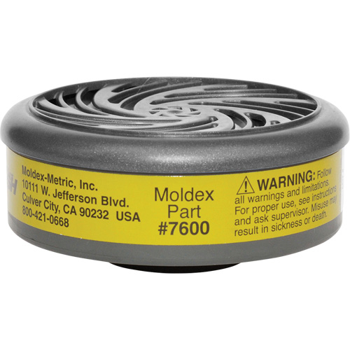 Filtres pour respirateur s&eacute;rie 7000/9000, Cartouche gaz/vapeur, Gaz multiples/Vapeur organique Distribution Industrielle GC