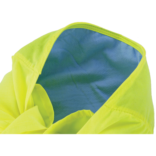 Chill-Its&reg; 6710CT Cooling Triangle Hats, High Visibility Lime-Yellow Distribution Industrielle GC