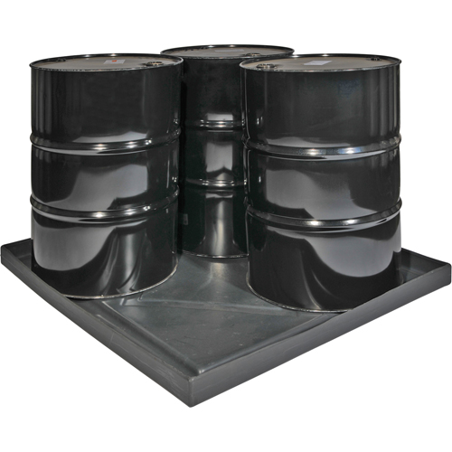 Econo Spill Shells, 51" L x 47" W x 5" H, 36 US gal. Spill Capacity Distribution Industrielle GC