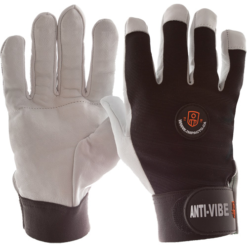 Gants antivibrations Air Glove, Taille Moyen, Paume Cuir perl&eacute; Distribution Industrielle GC