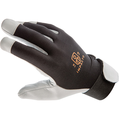 Gants antivibrations Air Glove, Taille Moyen, Paume Cuir perl&eacute; Distribution Industrielle GC