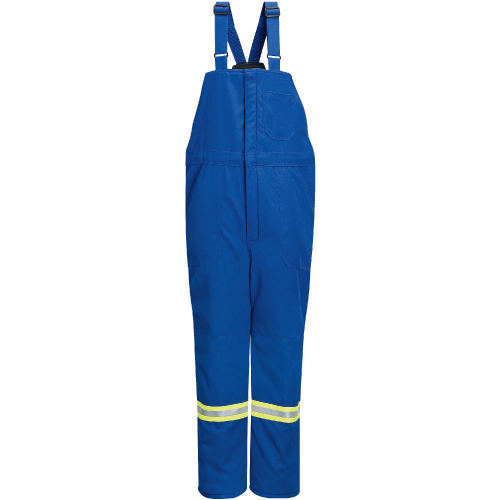 Salopettes isol&eacute;es de luxe r&eacute;sistantes aux flammes avec bandes r&eacute;fl&eacute;chissantes, Petit, Bleu royal Distribution Industrielle GC