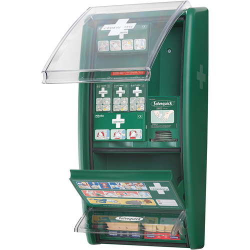 Trousse de premiers soins murale Cederroth, Dispositif m&eacute;dical Classe 1, Station Distribution Industrielle GC