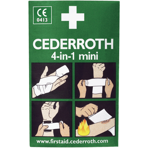 Coagulant 4-dans-1 Cederroth, 5" lo x 3" la Distribution Industrielle GC