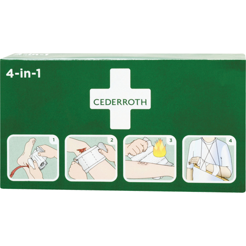Coagulant 4-dans-1 cederroth, 9" lo x 5-1/2" la Distribution Industrielle GC
