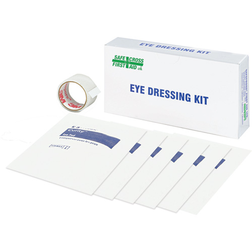 Trousse de pansements (6 tampons & ruban), Oculaire, Classe 1 Distribution Industrielle GC