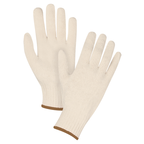 Gants en tricot d'usage standard, Poly/coton, Calibre 7, Grand Distribution Industrielle GC