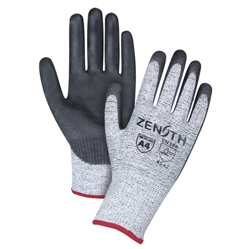 Gants &eacute;lastiques sans coutures r&eacute;sistants &agrave; la coupe, Taille Petit/7, Calibre 13, Rev&ecirc;tement Polyur&eacute;thane, Enveloppe en PEHP, ANSI/ISEA 105 niveau 4/EN 388 niveau 5 Distribution Industrielle GC