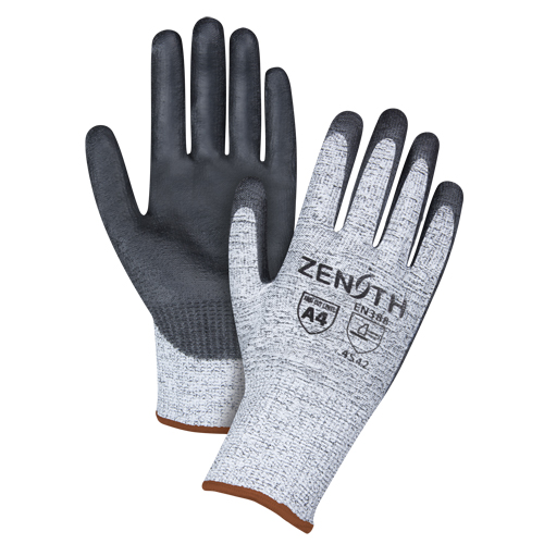 Gants &eacute;lastiques sans coutures r&eacute;sistants &agrave; la coupe, Taille Grand/9, Calibre 13, Rev&ecirc;tement Polyur&eacute;thane, Enveloppe en PEHP, ANSI/ISEA 105 niveau 4/EN 388 niveau 5 Distribution Industrielle GC