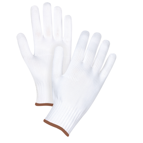 Gants tricot&eacute;s sans couture, Polyester, Calibre 10, Grand Distribution Industrielle GC