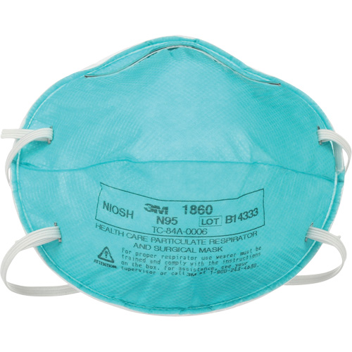 1860 Particulate Healthcare Respirator, N95, NIOSH Certified Distribution Industrielle GC