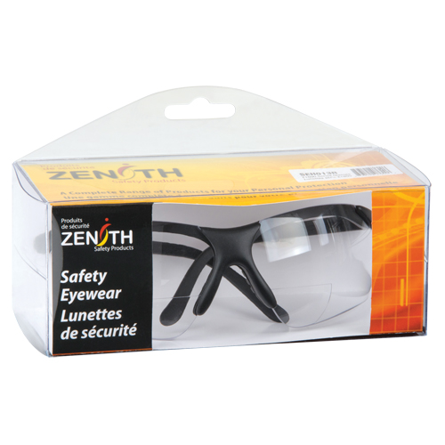 Lunettes de s&eacute;curit&eacute; s&eacute;rie Z1800 avec verres de lecture, Anti-&eacute;gratignures, Transparent, Dioptrie 1,0 Distribution Industrielle GC