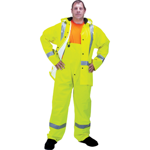 Imperm&eacute;able pour la circulation de premi&egrave;re qualit&eacute; RZ900, Polyester, Petit, Jaune lime haute visibilit&eacute; Distribution Industrielle GC