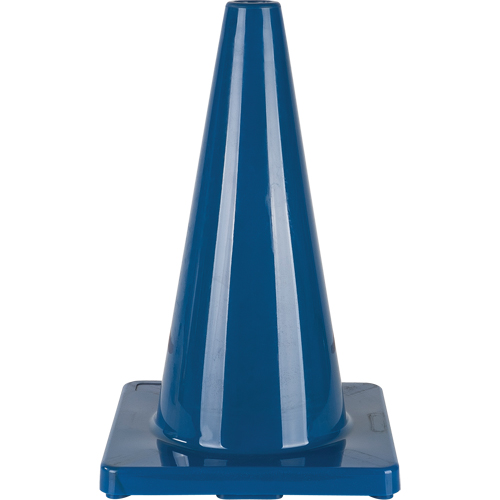 Coloured Traffic Cone, 18", Blue Distribution Industrielle GC