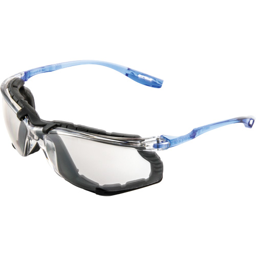 Lunettes de s&eacute;curit&eacute; avec joint en mousse Virtua, Lentille Miroir int&eacute;rieur/ext&eacute;rieur, Antibu&eacute;e, ANSI Z87+/R&eacute;pond ou surpasse la norme CSA Z94.3 Distribution Industrielle GC