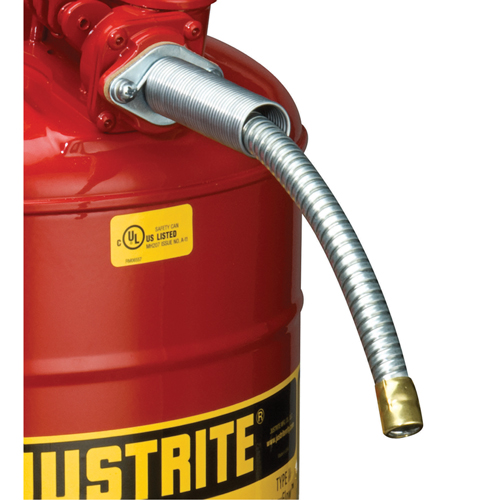 Tuyau flexible pour bidons de s&eacute;curit&eacute; de type II Distribution Industrielle GC