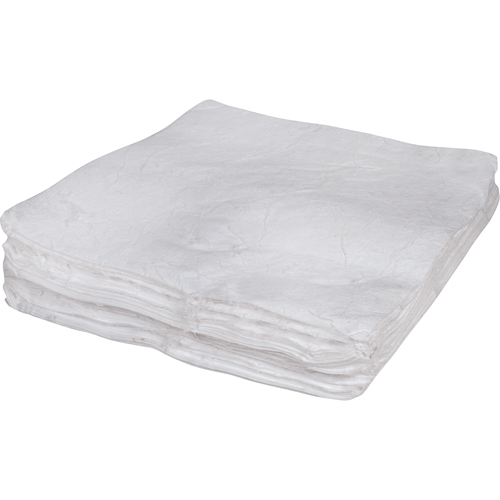 Feuilles absorbantes souffl&eacute;es de premi&egrave;re qualit&eacute;, Huile seulement, 30" x 30", 50 gal. d'absorption Distribution Industrielle GC