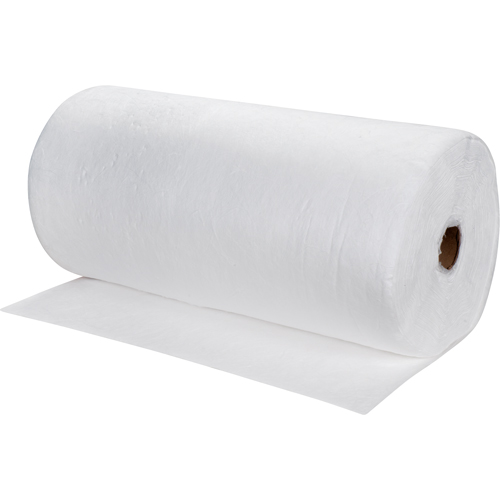 Premium Meltblown Sorbent Rolls, Mediumweight, 150' L x 30" W, 40 gal. Absorbancy Distribution Industrielle GC