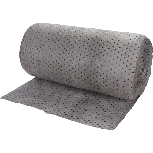 Rouleaux absorbants li&eacute;s de premi&egrave;re qualit&eacute;, Poids moyen, 150' lo x 30" la, Absorption 40 gal. Distribution Industrielle GC