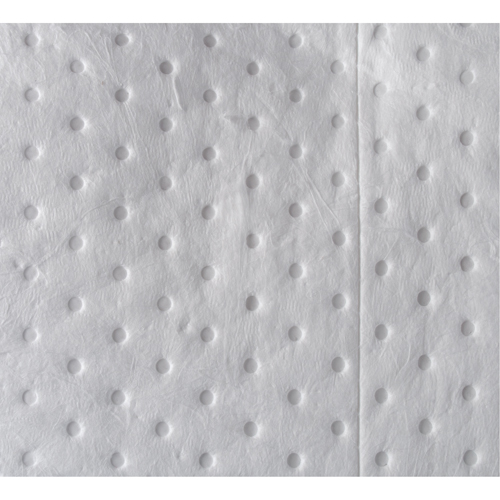 Feuilles absorbantes li&eacute;es de premi&egrave;re qualit&eacute;, Huile seulement, 15" x 17", 8 gal. d'absorption Distribution Industrielle GC