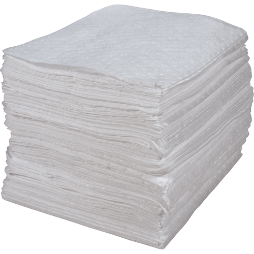 Premium Bonded Sorbent Pads, Oil Only, 15" x 17", 30 gal. Absorbancy Distribution Industrielle GC