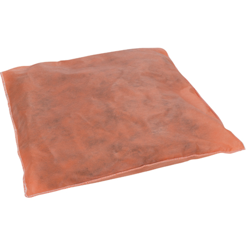 Tampon absorbant, Mati&egrave;res dangereuses, 18" lo x 18" la, 45 gal. absorption/pqt Distribution Industrielle GC