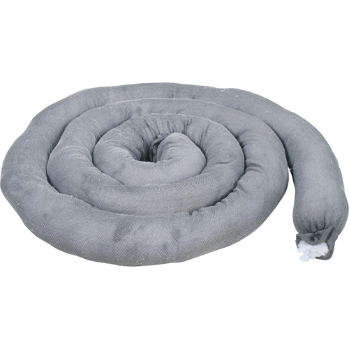 Remblais tubulaires absorbants, Universel, Absorption 40 gal., 3" la x 10' lo, Pqt de 10 Distribution Industrielle GC