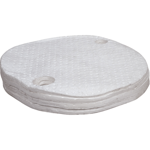 Tampons absorbants pour couvercles de barils - Huile seulement Distribution Industrielle GC