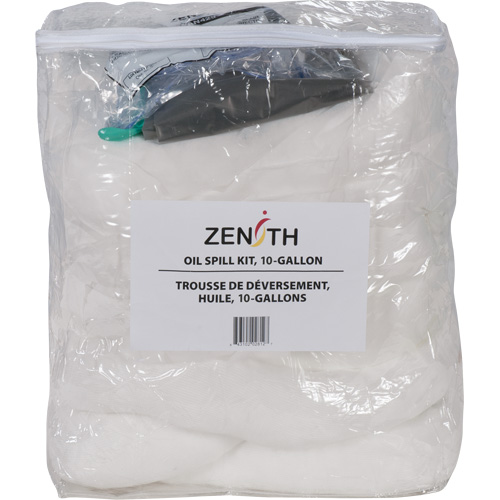 Trousse de lutte contre les d&eacute;versements de premi&egrave;re qualit&eacute; pour camion, Huile seulement, Sac, Absorbance de 10 gal. US Distribution Industrielle GC