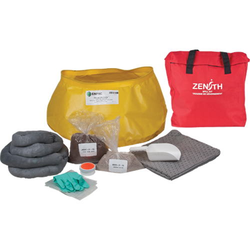Trousse de lutte contre les d&eacute;versements pour l'ouest du canada, Universel, Sac, Absorbance de 17 gal. US Distribution Industrielle GC