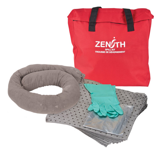 Trousse &eacute;conomique de lutte contre les d&eacute;versements, Universel, Sac, Absorbance de 5 gal. US Distribution Industrielle GC