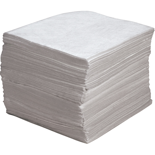 Premium Meltblown Sorbent Pads, Oil Only, 15" x 17", 30 gal. Absorbancy Distribution Industrielle GC